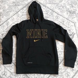 Nike black therma-fit sweatshirt small